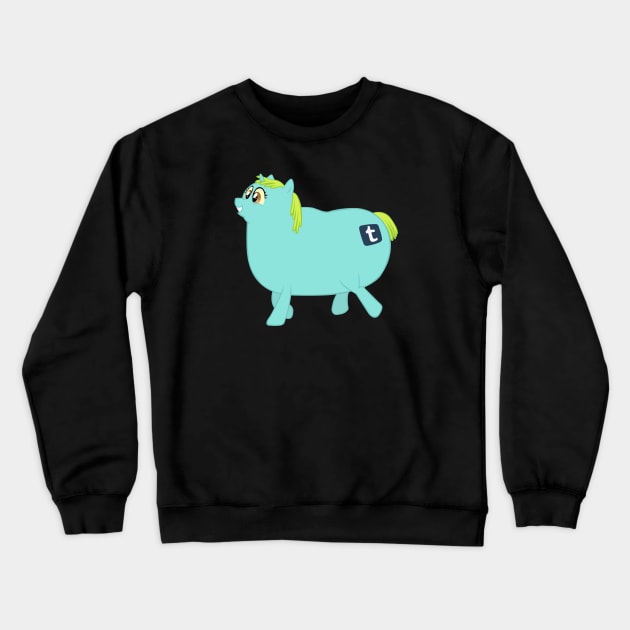 Diabetty - The Tumblr Pony Crewneck Sweatshirt by Brony Designs